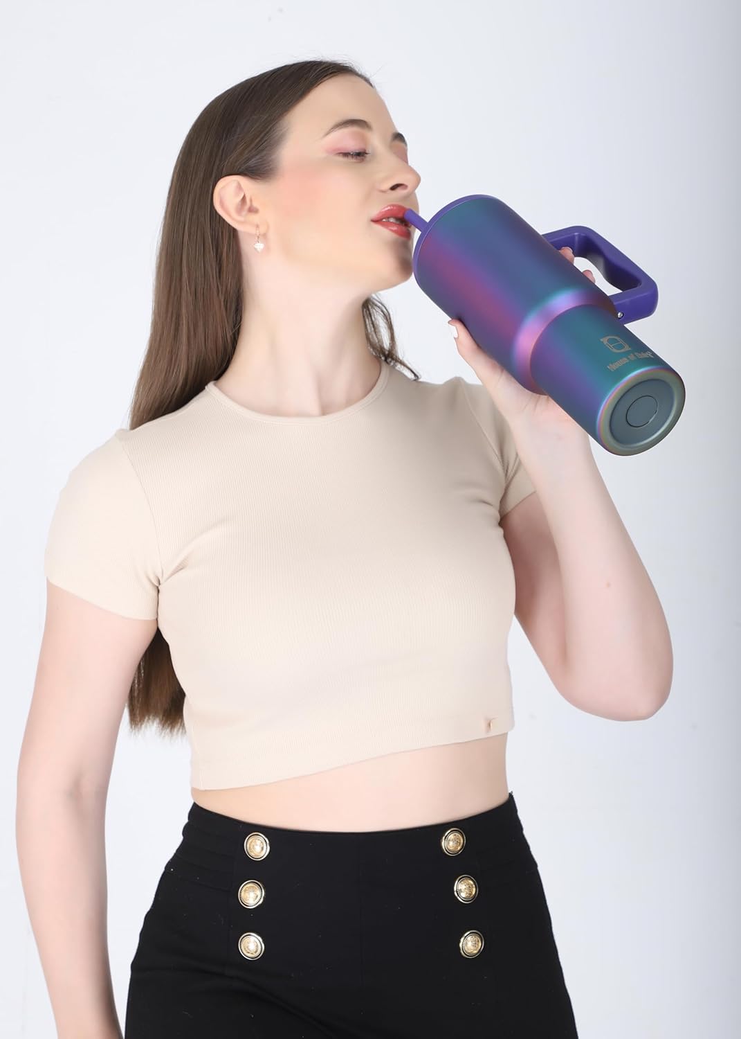 Stainless Steel Water Tumbler 1200ML – Hot & Cold Use